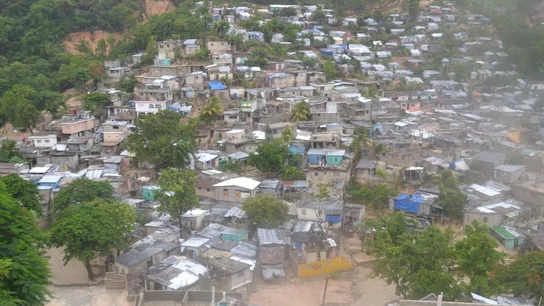 Fotografía aérea de Puerto Príncipe, en Haití Fotografía aérea de Puerto Príncipe, en Haití