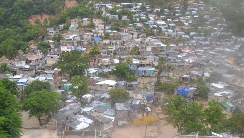 Fotografía aérea de Puerto Príncipe, en Haití