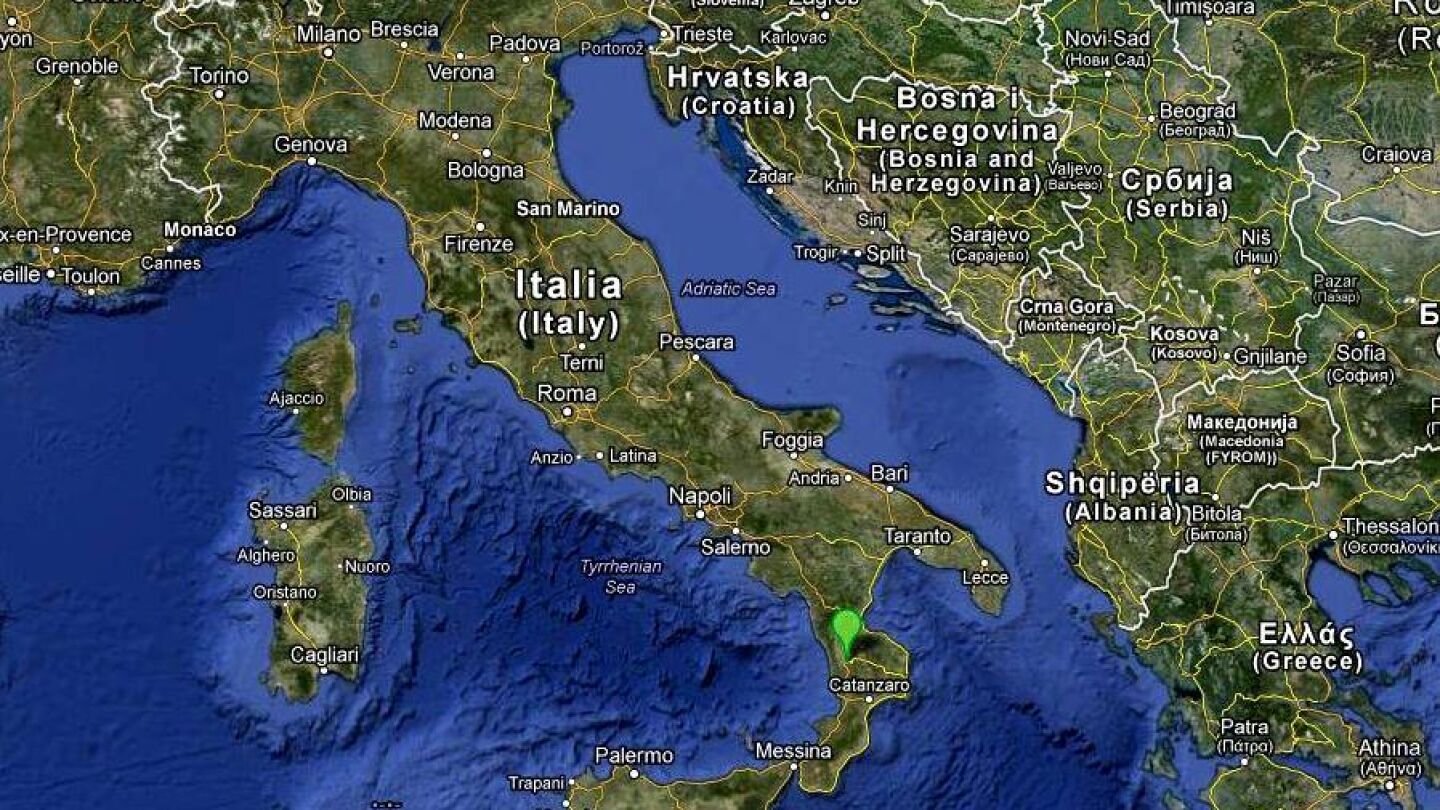 Mapa de Italia