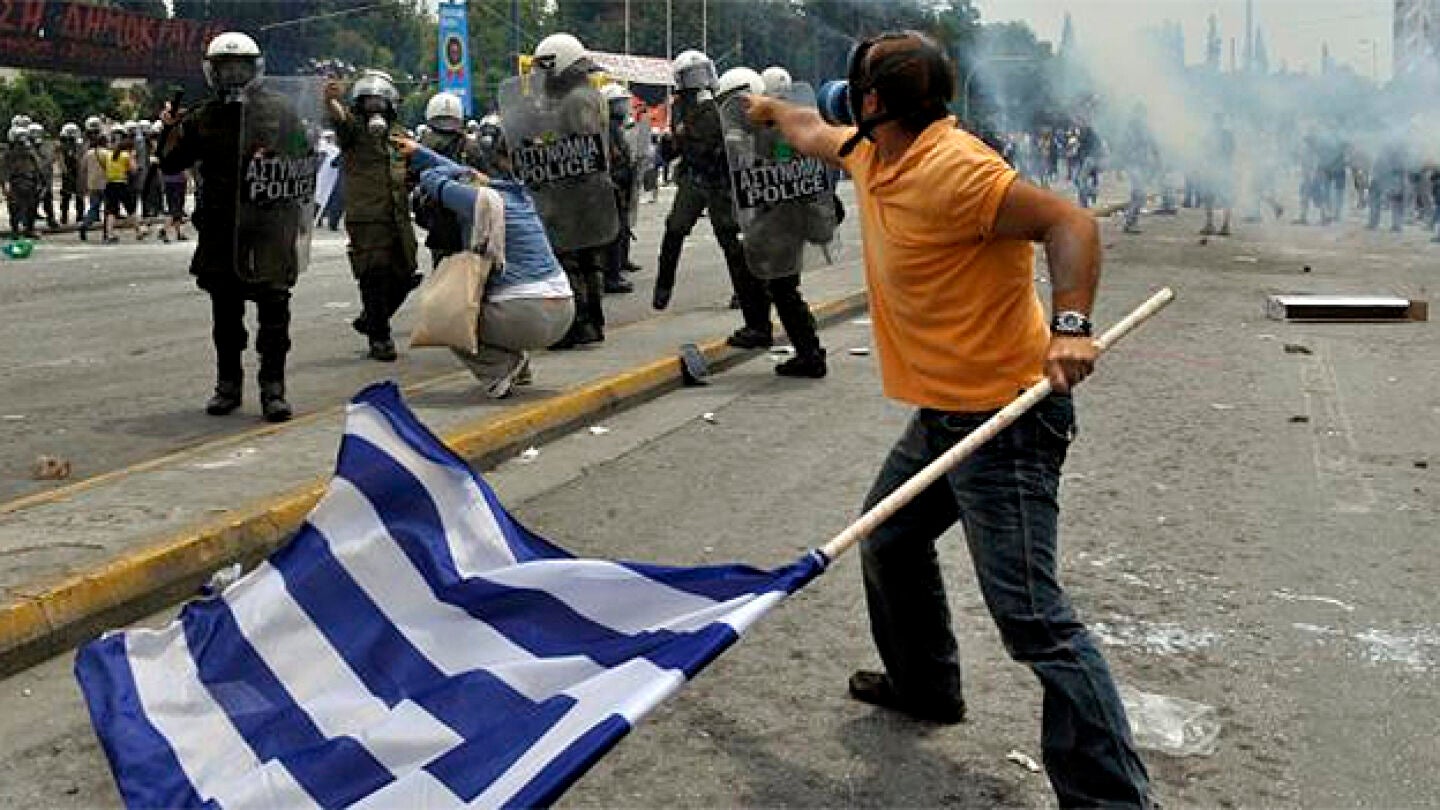 Revueltas en Grecia