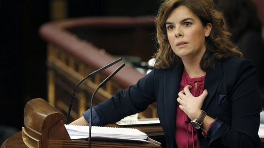 Soraya Sáenz de Santamaría en el Congreso, Madrid Arena Soraya Sáenz de Santamaría en el Congreso, Madrid Arena
