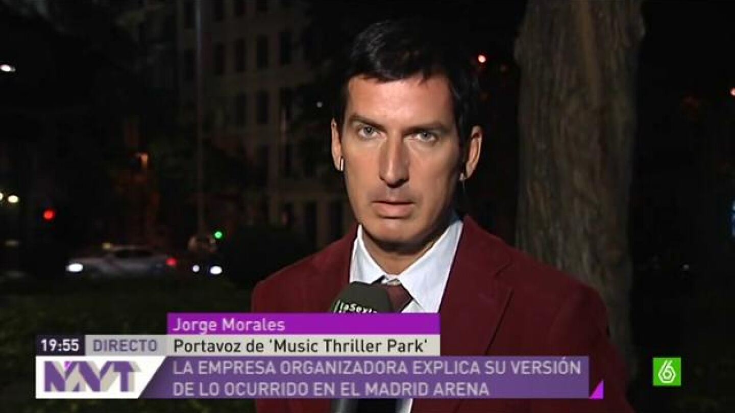Jorge Morales, portavoz de 'Music Thriller Park'