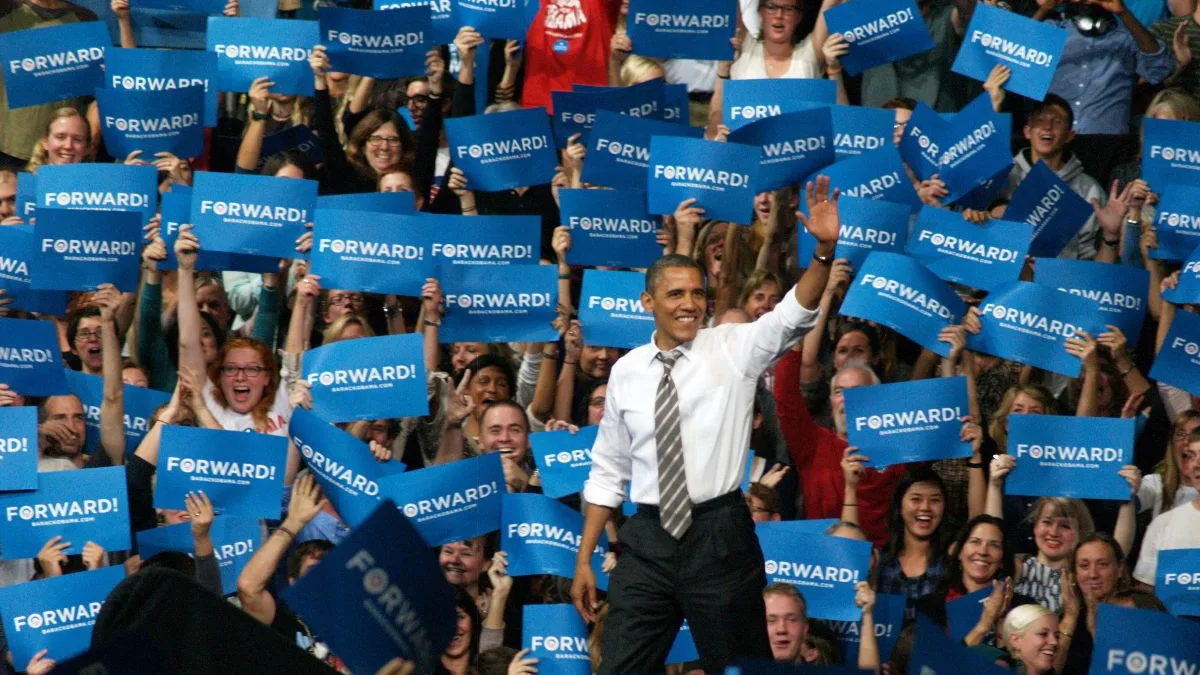 Obama en el Coors Event Center de Boulder, Colorado