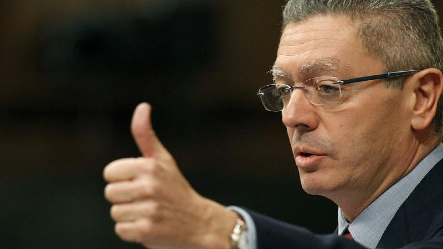Alberto Ru&iacute;z-Gallard&oacute;n, ministro de Justicia