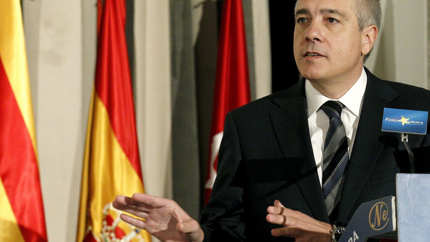 El primer secretario del PSC y candidato a la Presidencia de la Generalitat de Catalu&ntilde;a, Pere Navarro. 