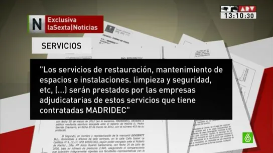 El contrato detallaba la seguridad en el recinto El contrato detallaba la seguridad en el recinto