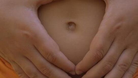 Imagen de un ombligo humano