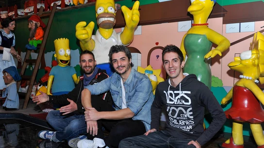 Los chicos de ATQD en el Museo de Cera Los chicos de ATQD en el Museo de Cera