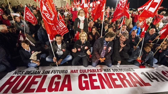 Manifestación 14-N convocada por los sindicatos Manifestación 14-N convocada por los sindicatos