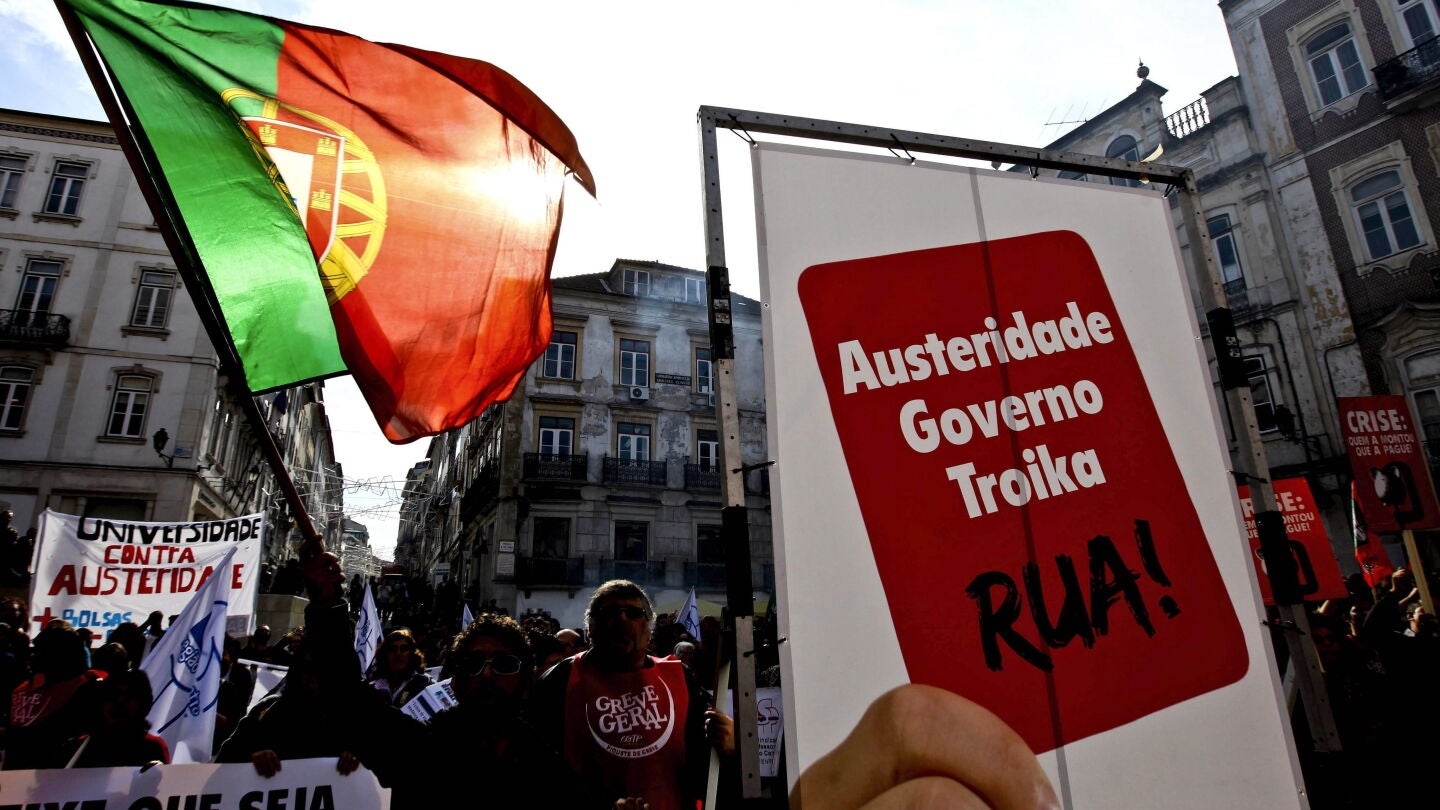 Huelga general en Portugal