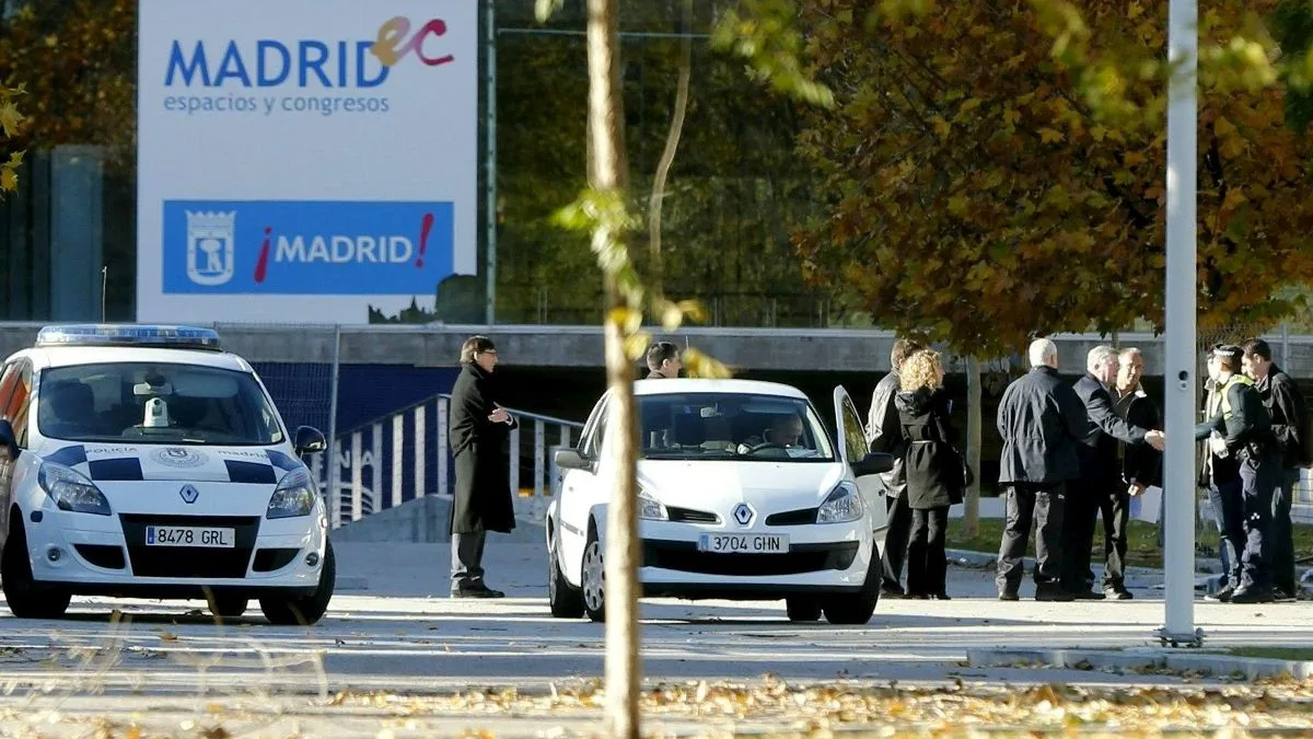 Exteriores del recinto de Madrid Arena