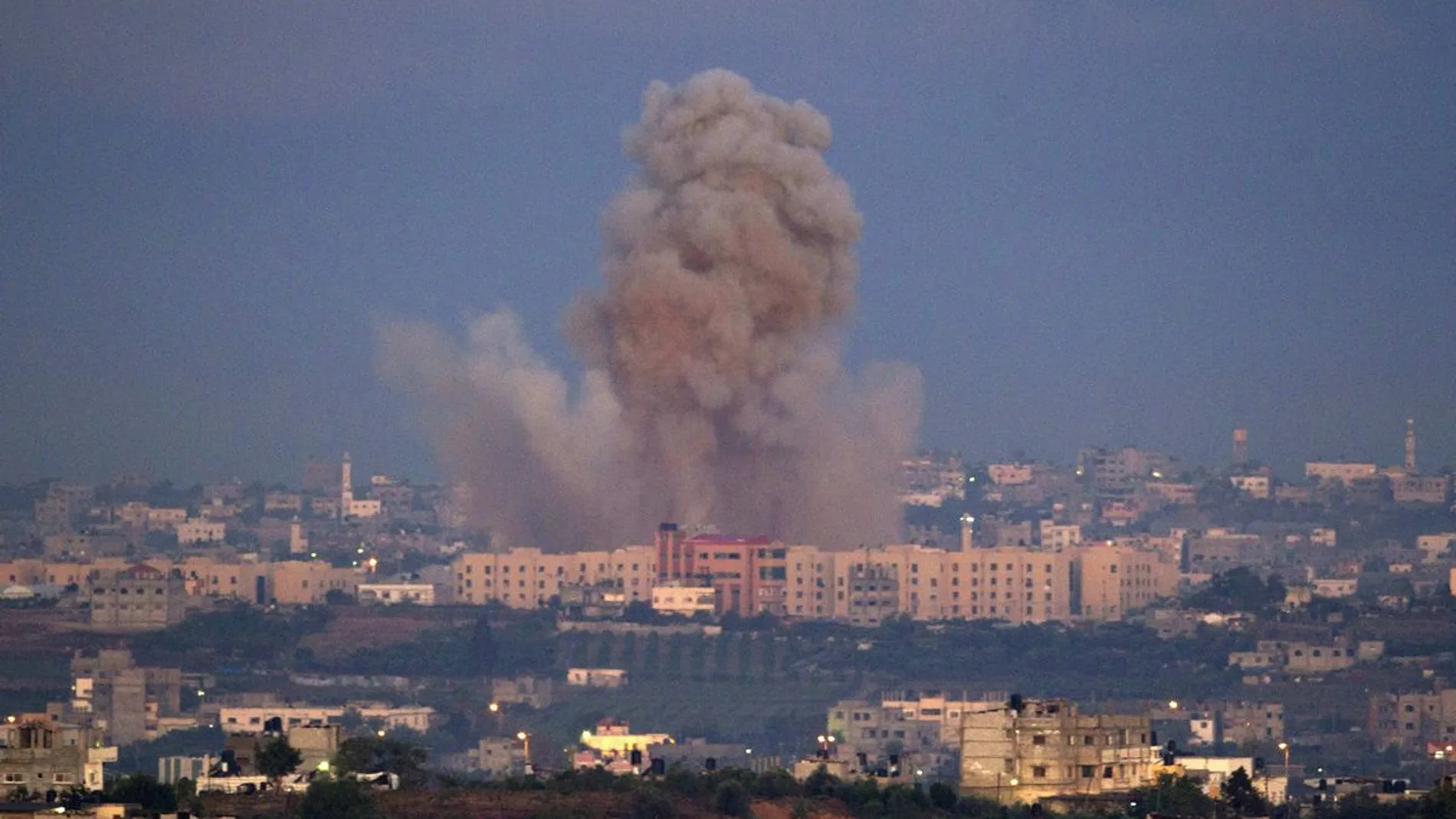 Bombardeo sobre la Franja de Gaza