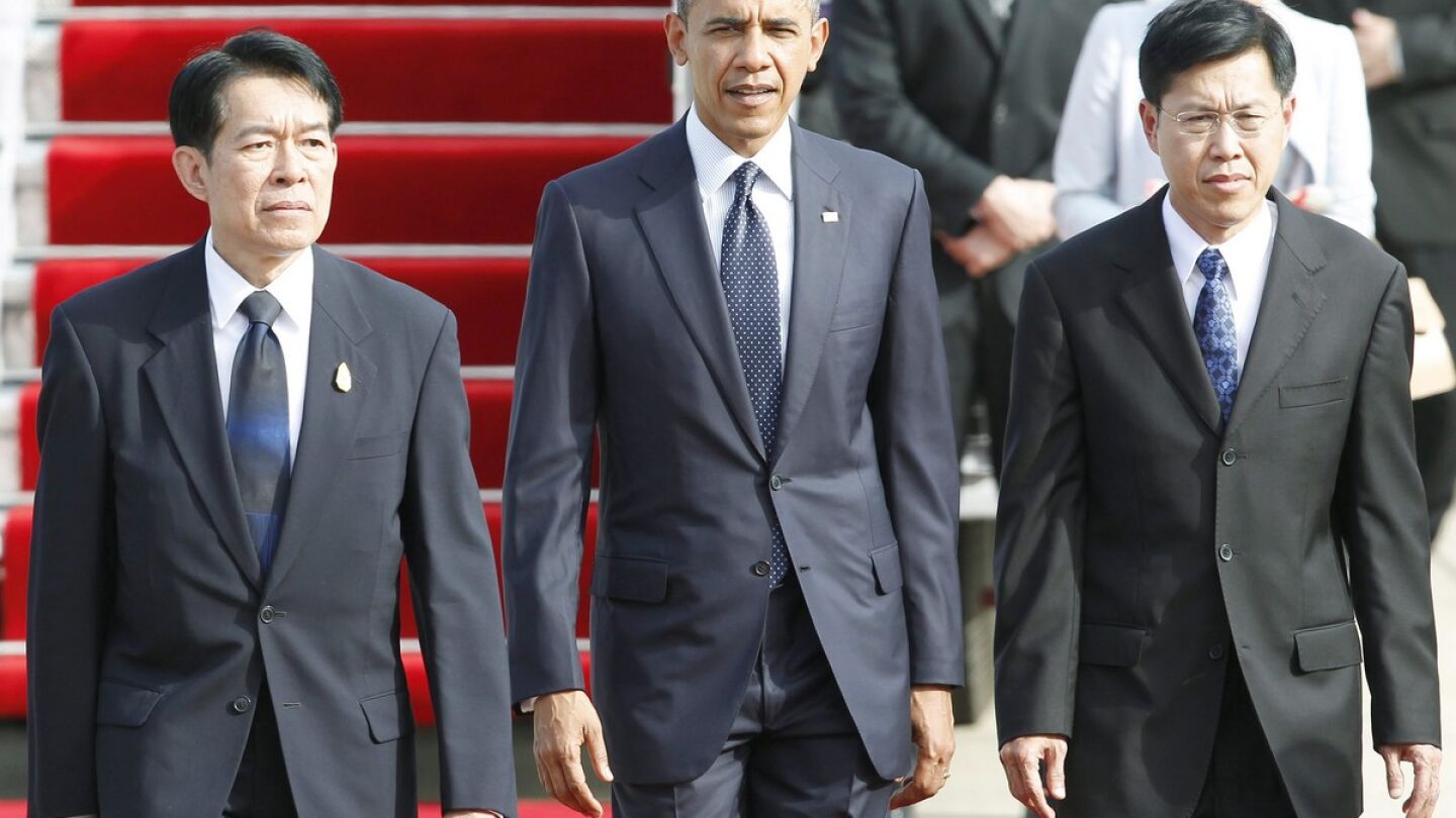 El presidente de EEUU, Barack Obama, en su visita oficial a Tailandia
