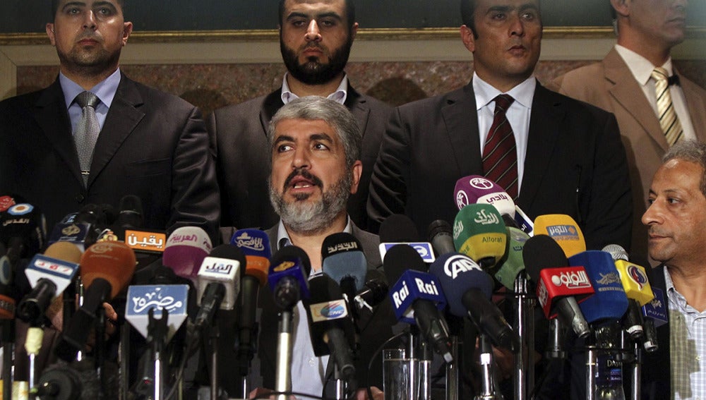 El líder del movimiento islamista palestino Hamás, Jaled Mesha