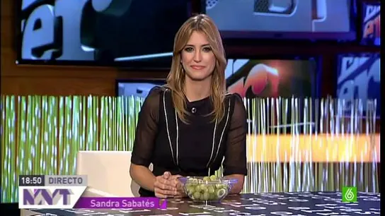 Sandra Sabatés: "Chicote y yo daremos las mejores uvas de la historia" Sandra Sabatés: "Chicote y yo daremos las mejores uvas de la historia"