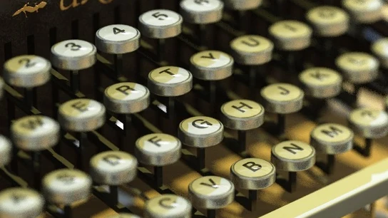 Teclado de una máquina de escribir Teclado de una máquina de escribir