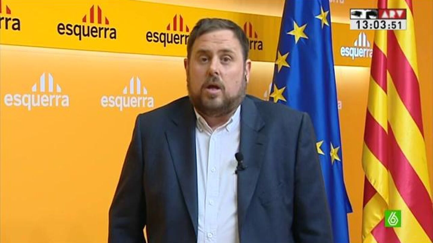 Oriol Junqueras en Al Rojo Vivo