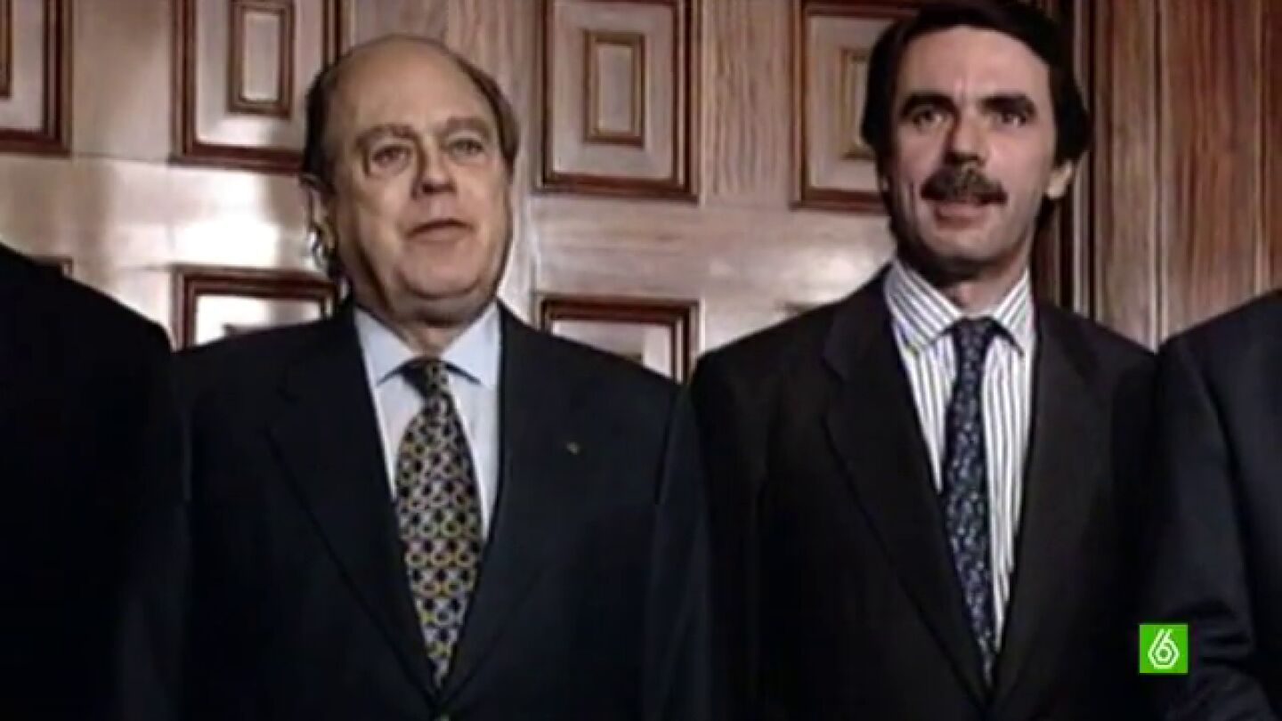 Jordi Pujol y Jos&eacute; Mar&iacute;a Aznar, en un 'Te odio, te necesito'