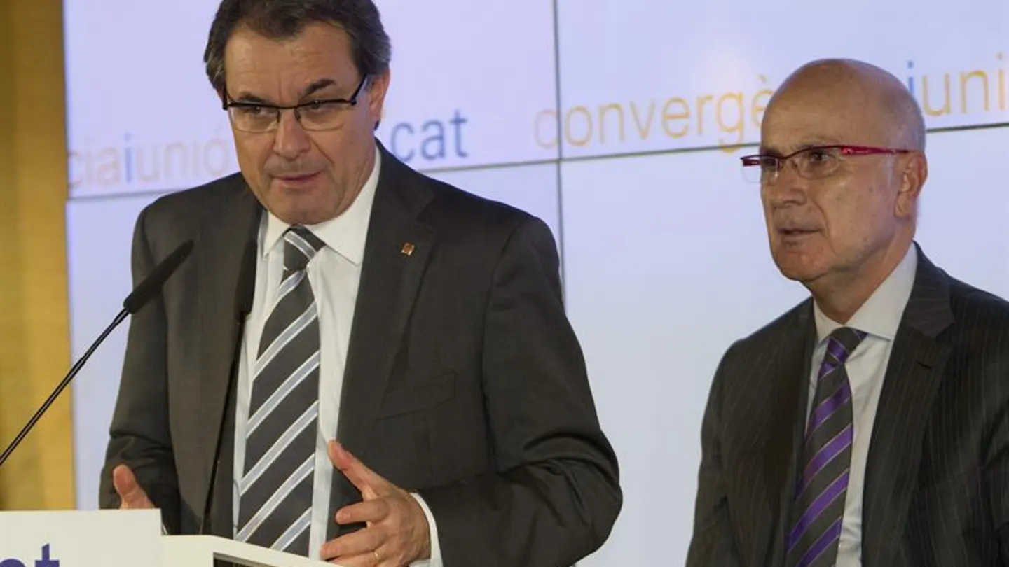 Artur Mas y Duran y Lleida analizan los resultados Artur Mas y Duran y Lleida analizan los resultados