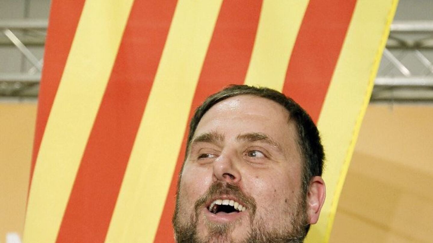 El l&iacute;der de Esquerra Republicana de Catalunya, Oriol Junqueras