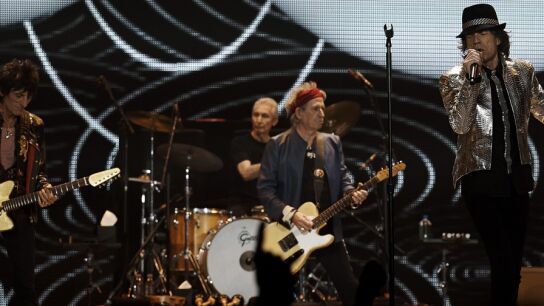 Los 'Rolling Stones' durante su concierto en Londres