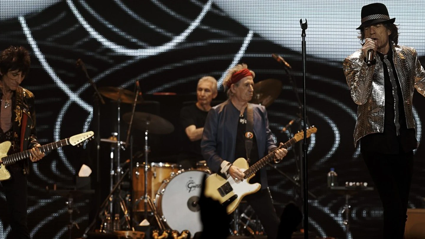 Los 'Rolling Stones' durante su concierto en Londres Los 'Rolling Stones' durante su concierto en Londres