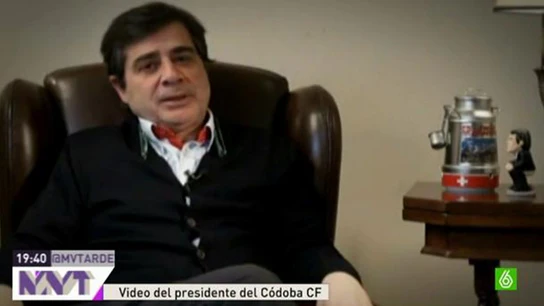Presidente del Córdoba CF hacia Mas: "La Copa mola y Cataluña también" Presidente del Córdoba CF hacia Mas: "La Copa mola y Cataluña también"