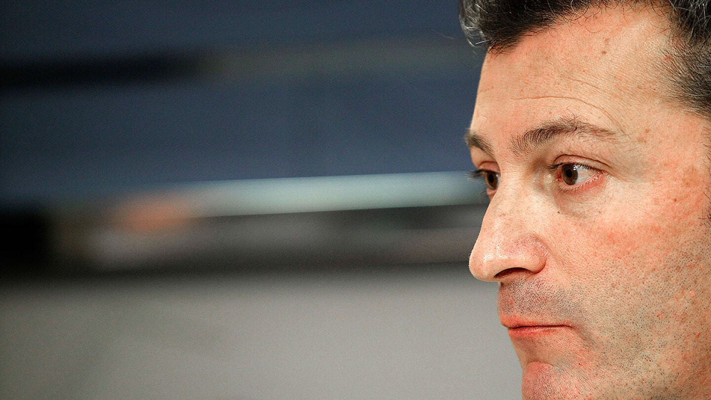 Santiago Cervera durante su comparecencia