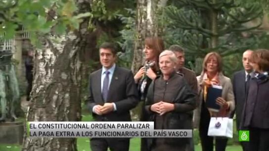 Patxi L&oacute;pez, lehendakari en funciones.