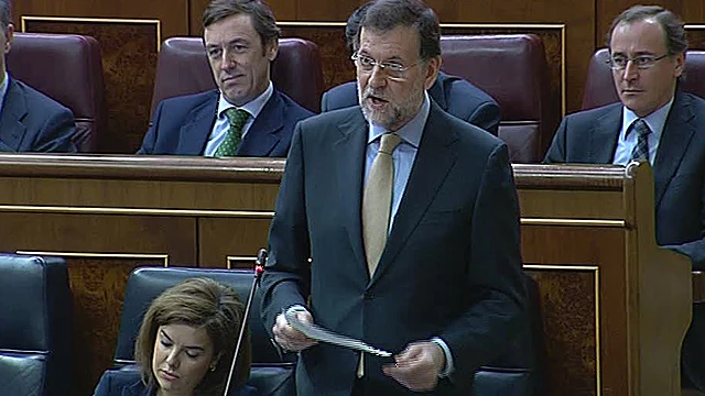 Mariano Rajoy, en el Congreso de los Diputados