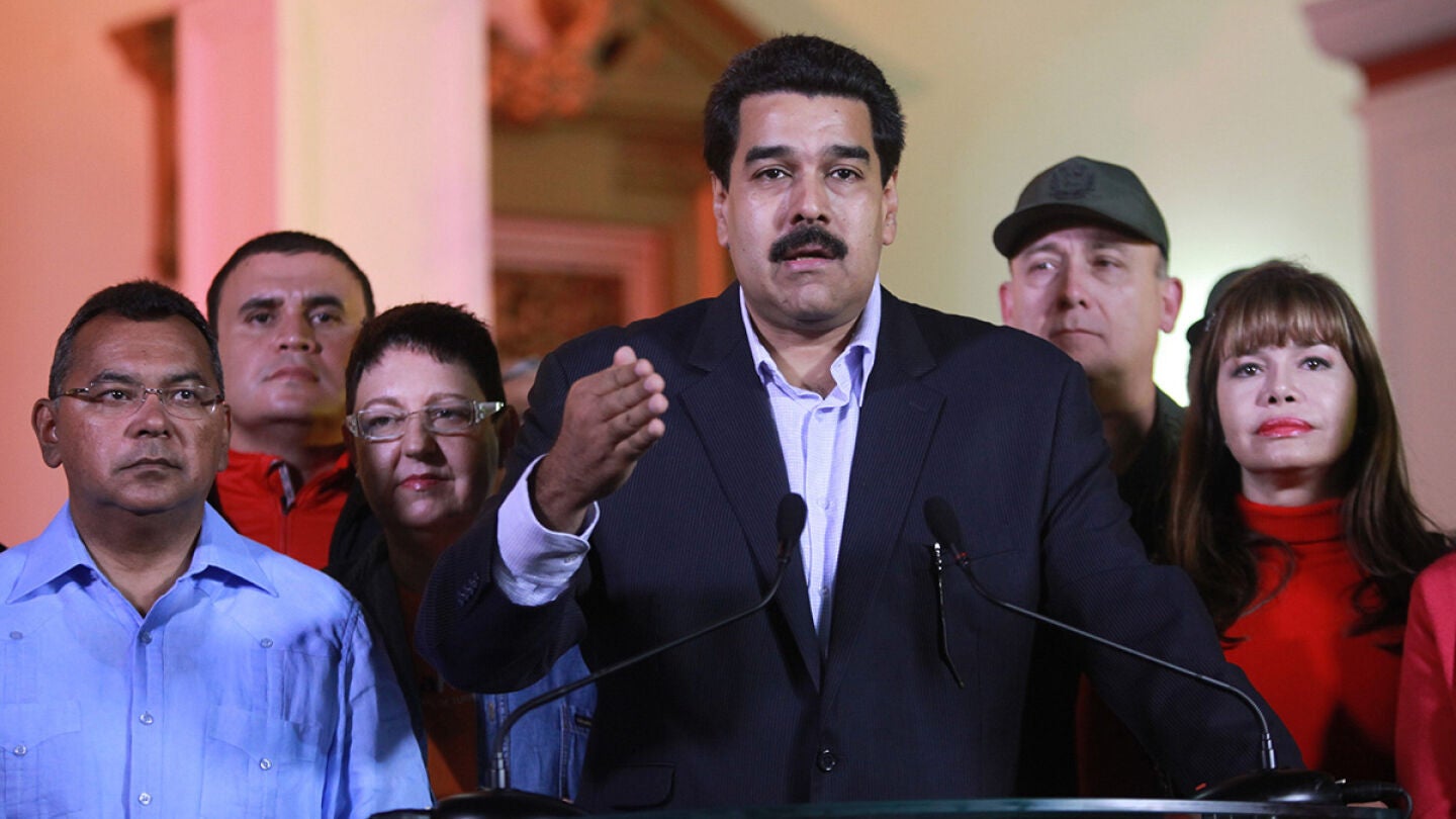 El gobernante venezolano, Nicol&aacute;s Maduro