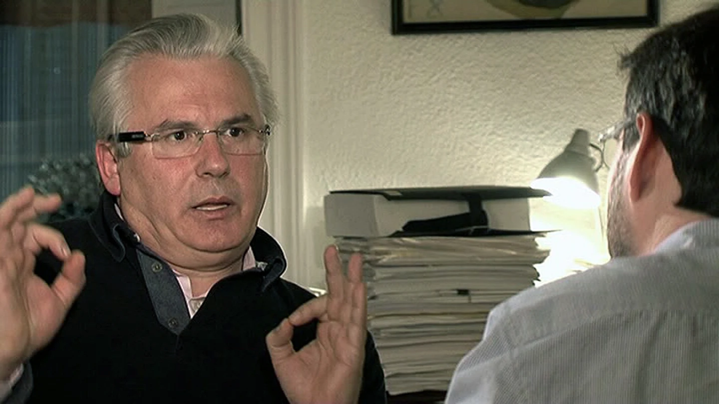 Baltasar Garzón junto a Jordi Évole Baltasar Garzón junto a Jordi Évole