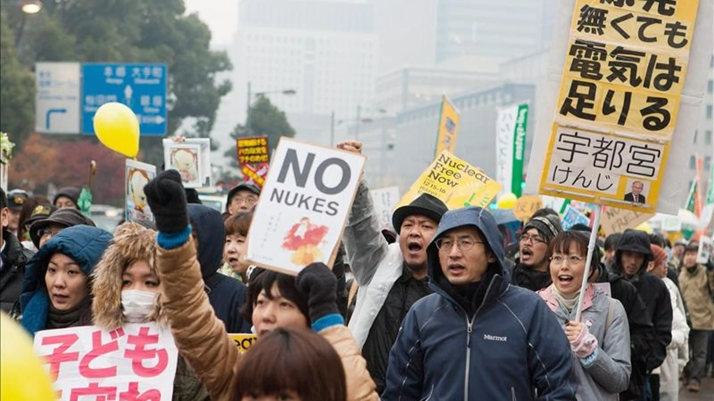 Protesta anti-nuclear en Tokio Protesta anti-nuclear en Tokio