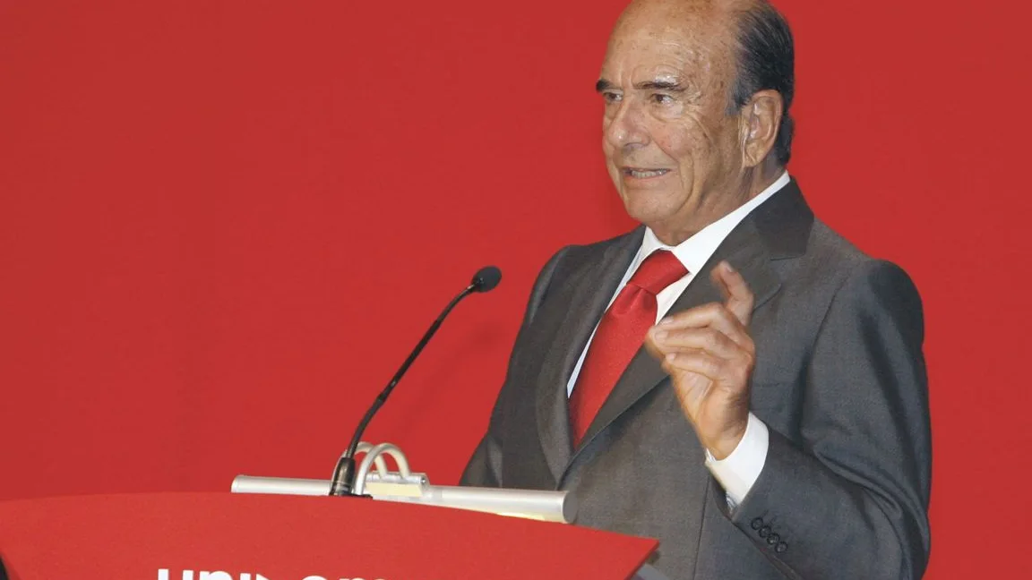 El presidente del Banco Santander, Emilio Botín