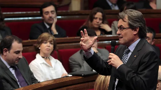 Artur Mas en el Parlament (Archivo) Artur Mas en el Parlament (Archivo)