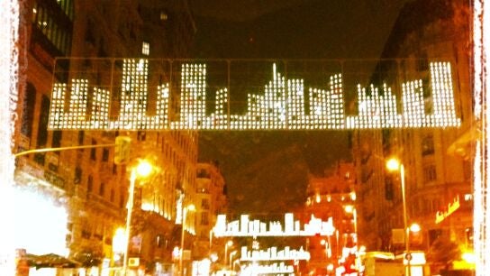 Imagen de la Gran V&iacute;a madrile&ntilde;a
