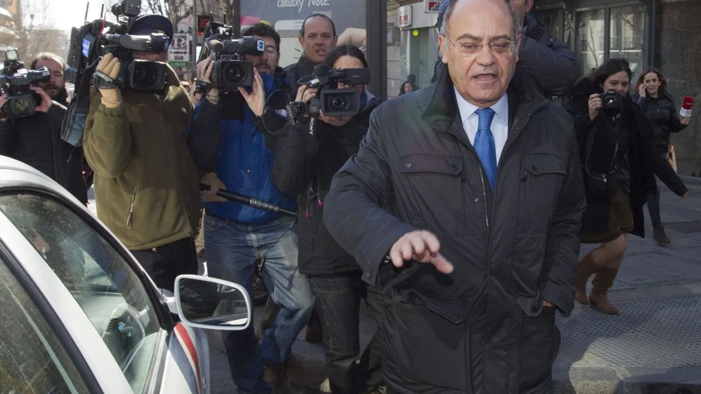 Díaz Ferrán a su salida de la Audiencia Nacional Díaz Ferrán a su salida de la Audiencia Nacional