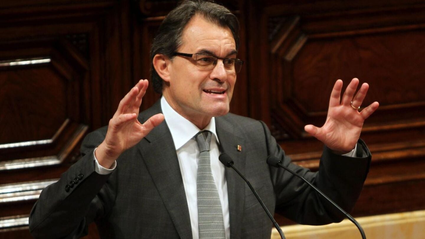 Artur Mas en el Parlament de Catalu&ntilde;a