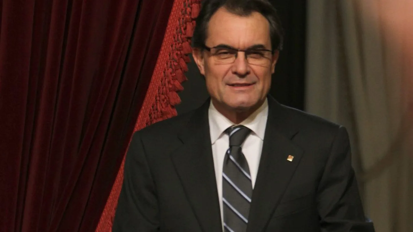 Artur Mas antes de la sesión de investidura Artur Mas antes de la sesión de investidura