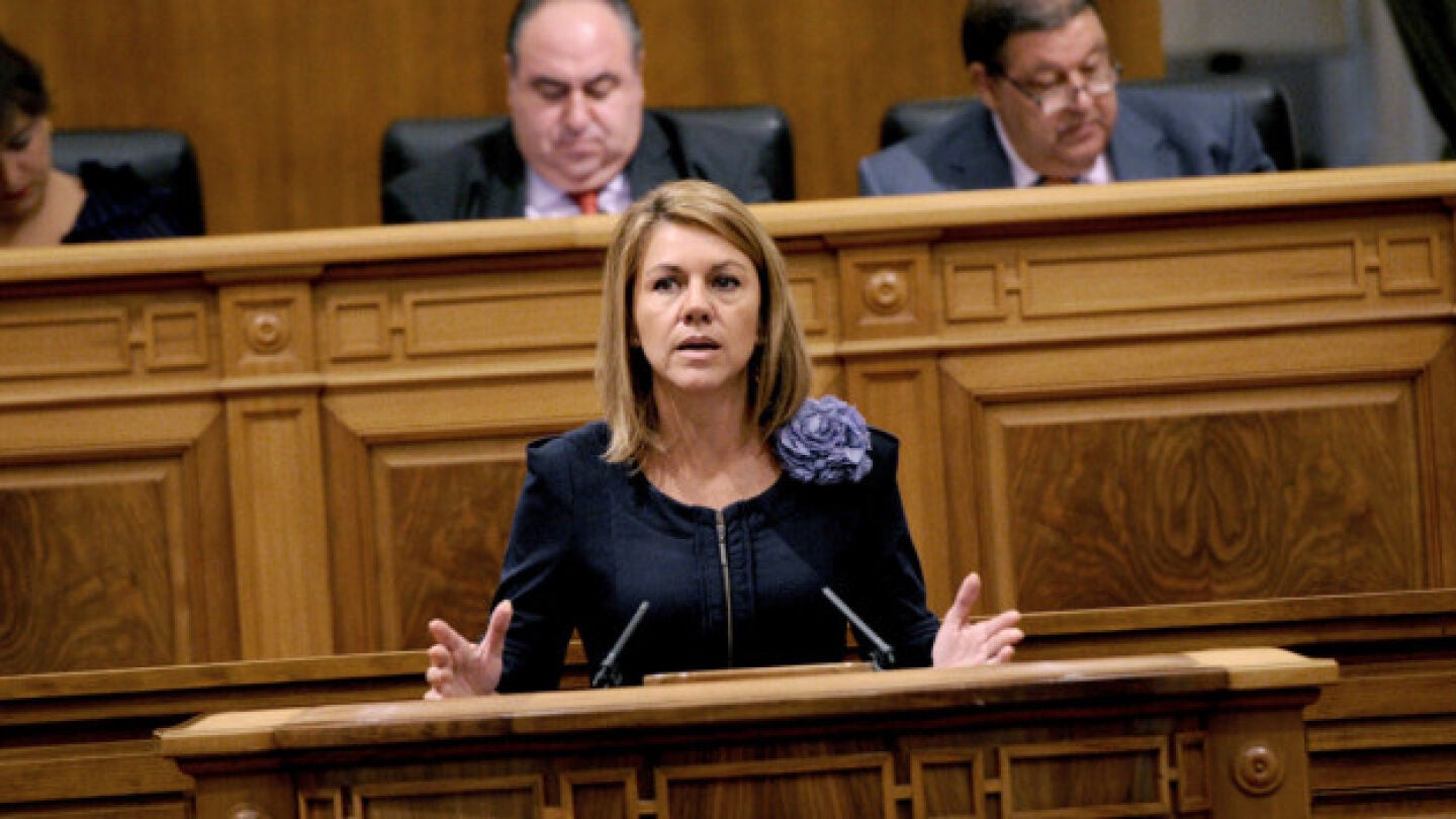 Cospedal en las Cortes regionales