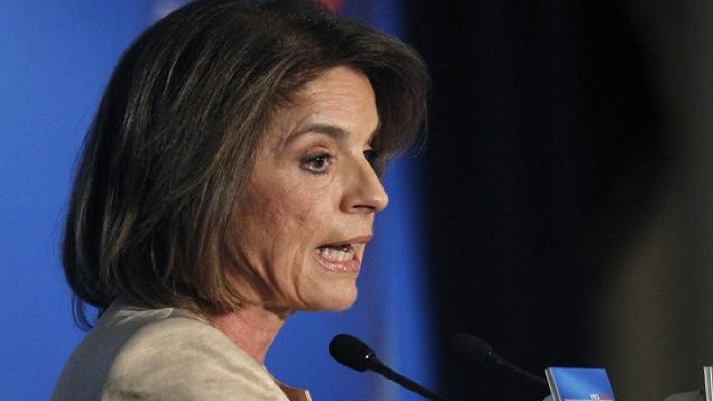 Ana Botella comparece ante los medios de comunicaci&oacute;n (Archivo)