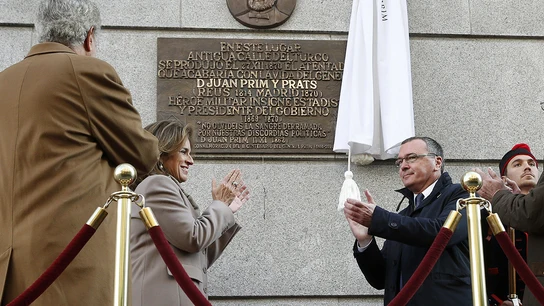 Ana Botella en el homenaje a Prim Ana Botella en el homenaje a Prim