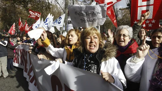 Imagen de archivo: concentración en defensa de la sanidad pública. Imagen de archivo: concentración en defensa de la sanidad pública.