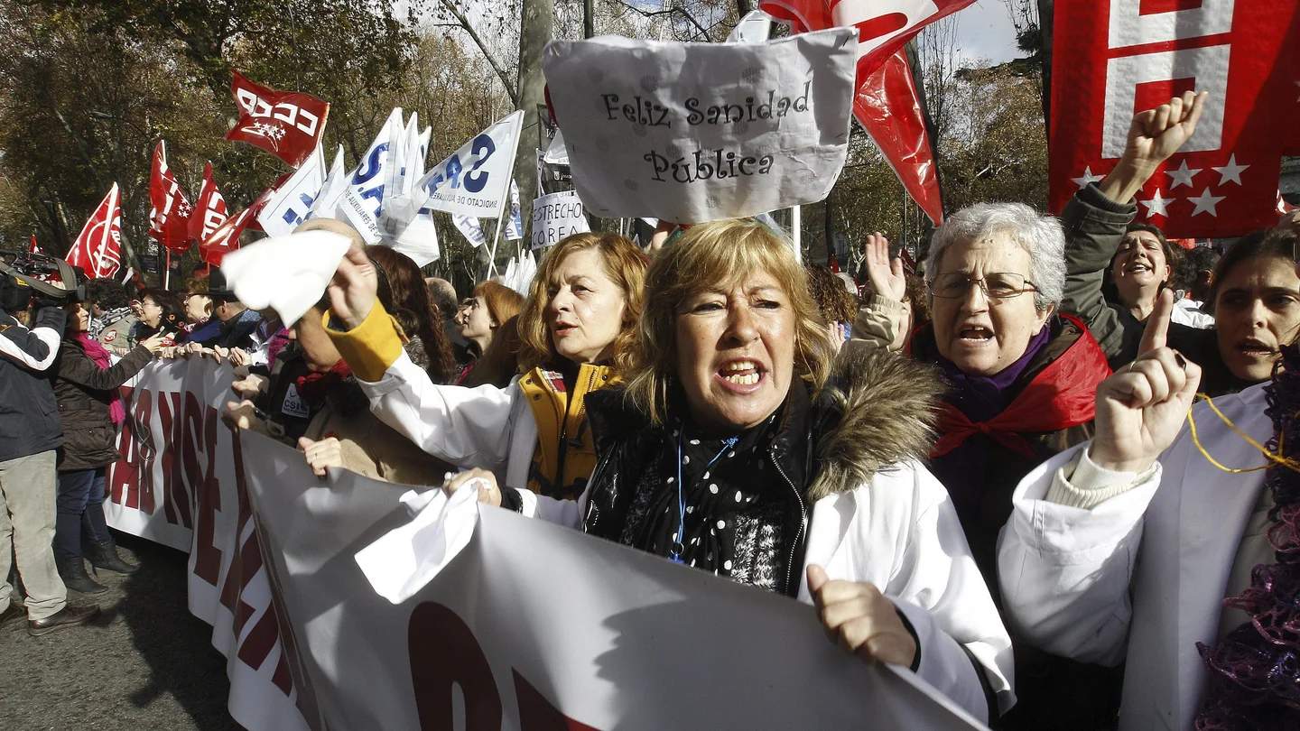 Imagen de archivo: concentración en defensa de la sanidad pública. Imagen de archivo: concentración en defensa de la sanidad pública.