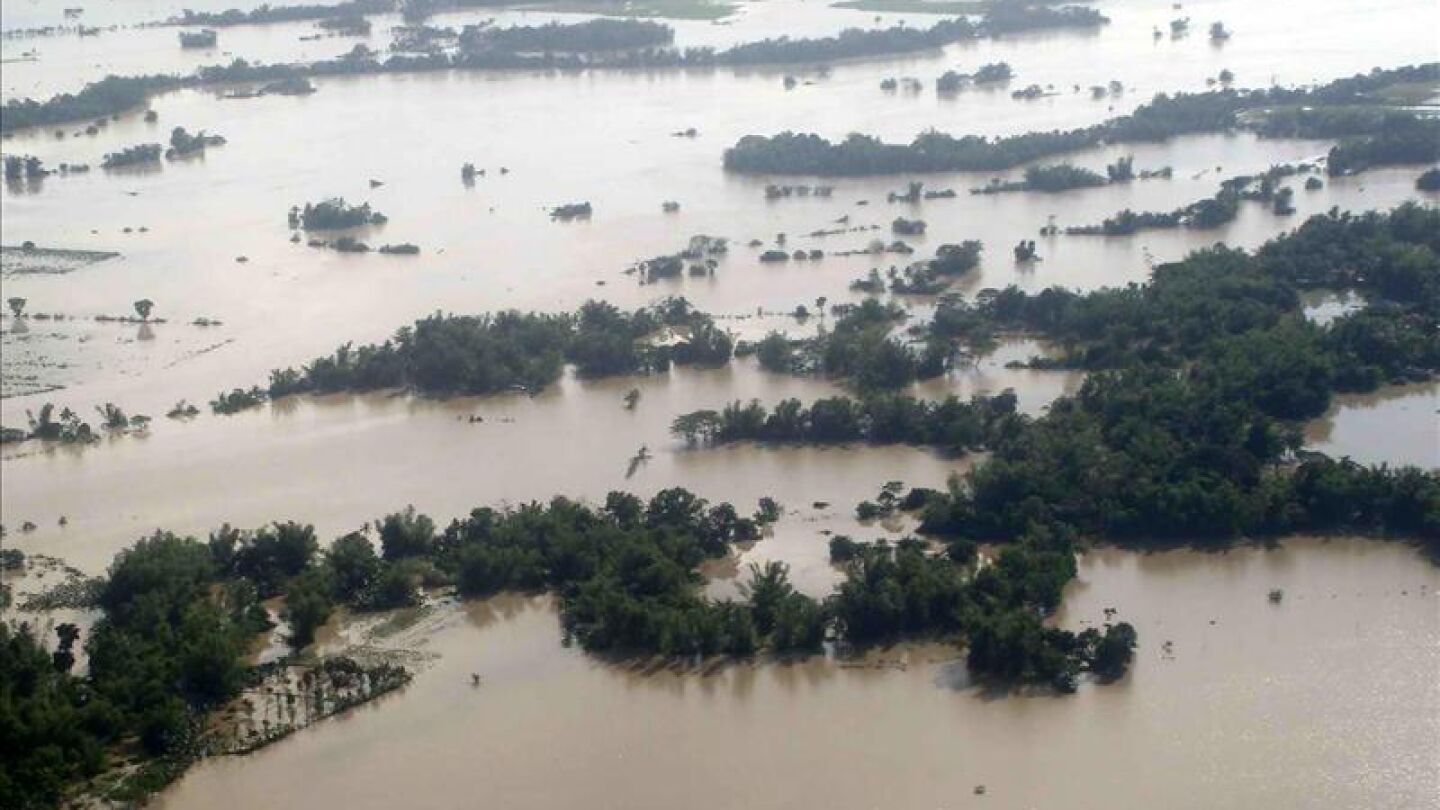 Inundaciones causadas por la tormenta tropical 'Wukong'