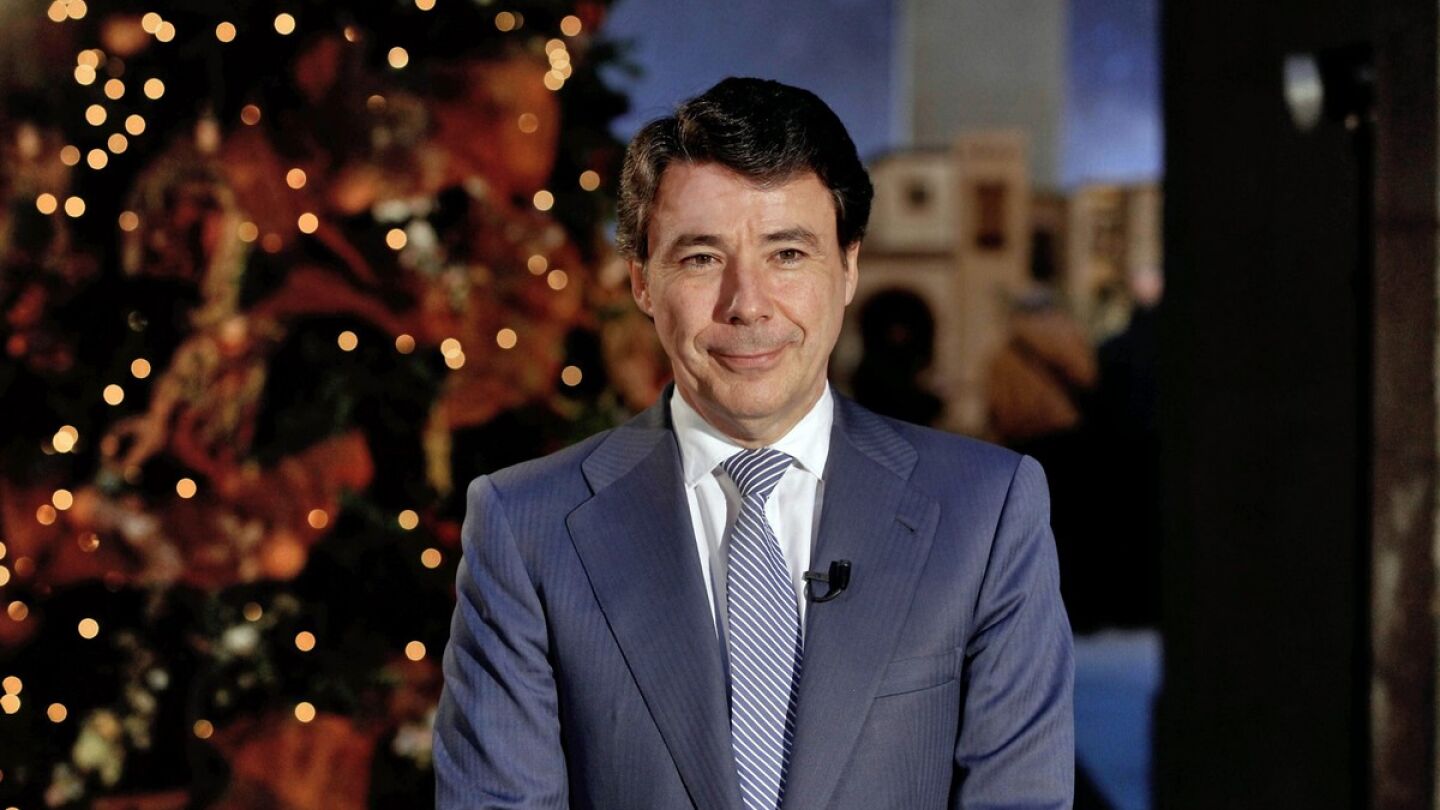 El presidente de la Comunidad de Madrid durante su primer discurso de A&ntilde;o Nuevo 