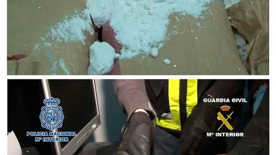 Incautan 64 kilos de heroína procedente de Afganistán Incautan 64 kilos de heroína procedente de Afganistán