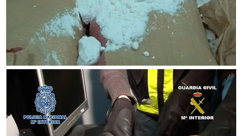 Incautan 64 kilos de heroína procedente de Afganistán Incautan 64 kilos de heroína procedente de Afganistán