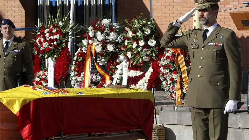 El Príncipe, en el funeral del sargento Ureña El Príncipe, en el funeral del sargento Ureña