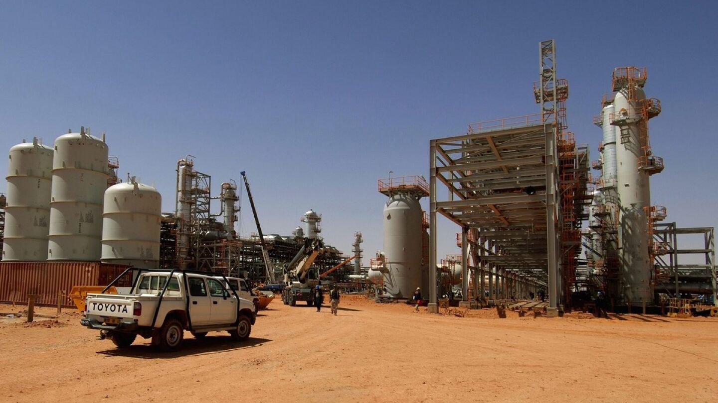 La planta de gas argelina atacada por un grupo de hombres